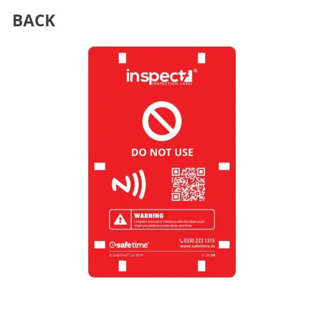 Inspect7 Label back