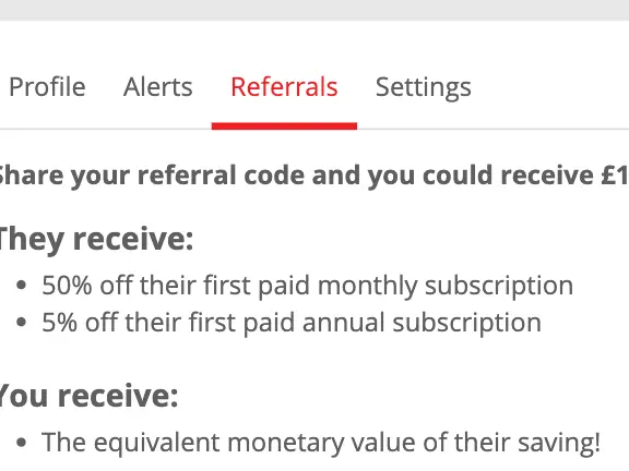 Screenshot of Inspect7® web portal showing the Referrals page